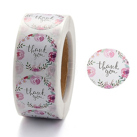 1 Inch Thank You Stickers X-DIY-P005-D05-1