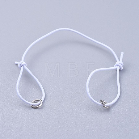 Adjustable Elastic Cord Bracelet Making AJEW-JB00008-01-1