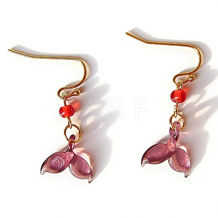 Handmade Lampwork Dangle Earrings WG00CF4-02-1