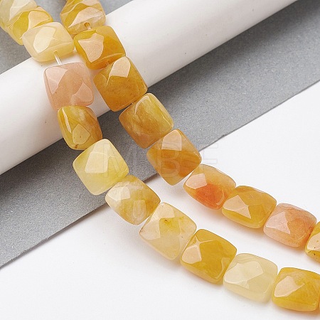 Natural Topaz Jade Beads Strands G-K359-B10-01-1