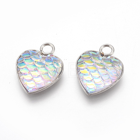 304 Stainless Steel Pendants LS-STAS-F184-B08-1