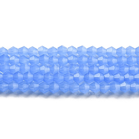 Imitation Jade Glass Beads Strands GLAA-F029-J4mm-04-1