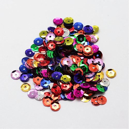 Plastic Paillette Beads PVC-A001-8mm-M-1