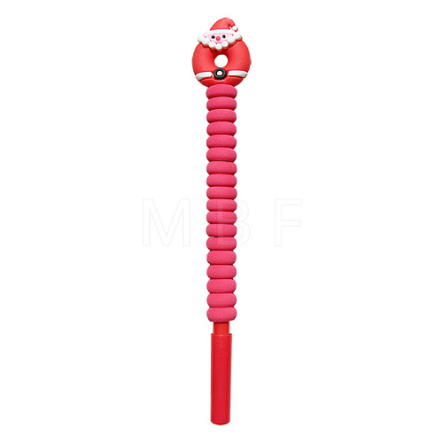 Christmas Theme Plastic Diamond Painting Point Drill Pen XMAS-PW0001-099A-1