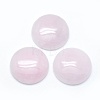 Natural Rose Quartz Cabochons G-E492-A-11-1