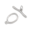 SHEGRACE Brass Toggle Clasps XGRQ58360-790P-2