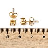 304 Stainless Steel Rhinestone Stud Earrings EJEW-G423-16G-7