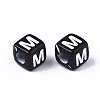 Opaque Acrylic Beads SACR-N002-01M-3