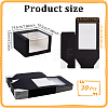 Paper Cap Hat Packing Boxes with Visible Window CON-WH0043-304A-2
