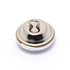 Glass Rhinestone Button BUTT-WH0015-21C-01-2