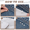 500Pcs Brass Hotfix Iron On Rivets KK-SP0002-60S-5