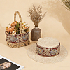 5Yards Flower Pattern Ethnic Style Embroidery Floral Polyester Ribbons OCOR-GA0003-07A-4