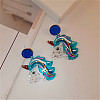Cute Cartoon Acrylic Dangle Stud Earrings FS-WGDF618-04-2