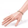 Alloy Enamel Heart Link Bracelets BJEW-JB05964-5