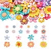 Craftdady 200Pcs 10 Style Opaque Resin Cabochons RESI-CD0001-09-2