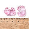 Transparent Glass Enamel Beads LAMP-V001-08-4