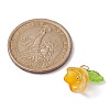 50Pcs 5 Colors Glass Charms PALLOY-JF02301-01-S-4