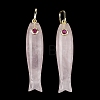 Natural & Synthetic Mixed Gemstone Carved Pendants GG-CBA8D06-01G-2