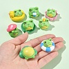 1Set Resin Frog Display Decoration AJEW-FS0001-24-7