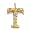 Ion Plating(IP) 304 Stainless Steel Micro Pave Cubic Zirconia Pendants STAS-Z107-03G-19-1