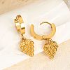 304 Stainless Steel Hoop Earrings WG5C9B9-04-1