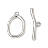 Brass Toggle Clasps KK-CBAFC6C-07F-P-2