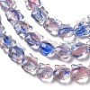 Inner Flower Handmade Lampwork Beads Strands LA-CBA3F7A-01E-2