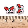 Transparent Glass Enamel Beads LAMP-C023-02E-4