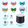  DIY Butterfly Bracelet Making Kit DIY-TA0004-90-3