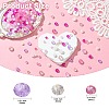 1000Pcs 3 Styles Glass Rondelle Beads GLAA-CJC0009-09D-2