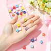 30Pcs 10 Colors Handmade Porcelain Beads PORC-FS0001-51-5