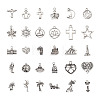 Kissitty 120Pcs 30 Style Tibetan Style Alloy Pendants FIND-KS0001-19-12