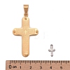 Stainless Steel Cross Gothic Pendants STAS-MSMC001-11-3