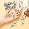 20Pcs Alloy Pendant Keychain KEYC-YW00254-4