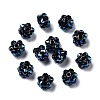 Chunky Resin Rhinestone Bubblegum Ball Beads RESI-M012-11-1-2