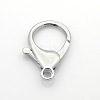 Zinc Alloy Large Lobster Claw Clasps X-PALLOY-O040-01-1