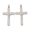 Easter Brass Micro Pave Clear Cubic Zirconia Pendants CU-CBA9AB3-28P-1