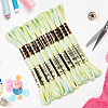 10 Skeins 6-Ply Polyester Embroidery Floss OCOR-CY0004-38I-3