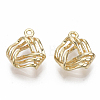 Brass Charms KK-S348-456-NF-2