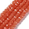 Baking Painted Imitation Jade Glass Bead Strands DGLA-A034-J6MM-A12-1