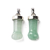 Natural Green Aventurine Pendants G-K322-01A-P-01-2