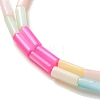 Rainbow Color Dyed Natural Freshwater Shell Beads Strands X1-SHEL-G018-02A-3