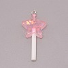 Resin Pendants LS-RESI-WH0025-11C-2