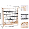 5-Tier Detachable Wooden Jewelry Display Stands with Tray NDIS-WH0006-14-2