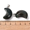 Natural Moss Agate Pendants G-F820-02L-12-2
