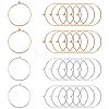 Brass Wine Glass Charm Rings Hoop Earrings KK-PH0028-01M-1