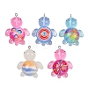 Transparent Resin Pendants RESI-I341-01P-1