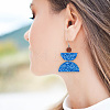 2Pcs 2 Style PET Plastic Earring Handwork Template DIY-WH0571-009-5