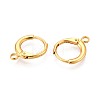 925 Sterling Silver Hoop Earring Findings STER-N016-59G-3