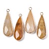 Natural Topaz Jade Pendants G-S359-319F-1
